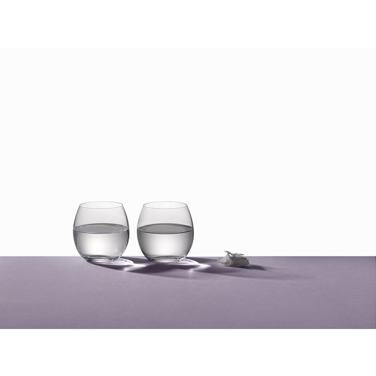 Peony Glasses with Low Water Level, 380 ml – Set of 6