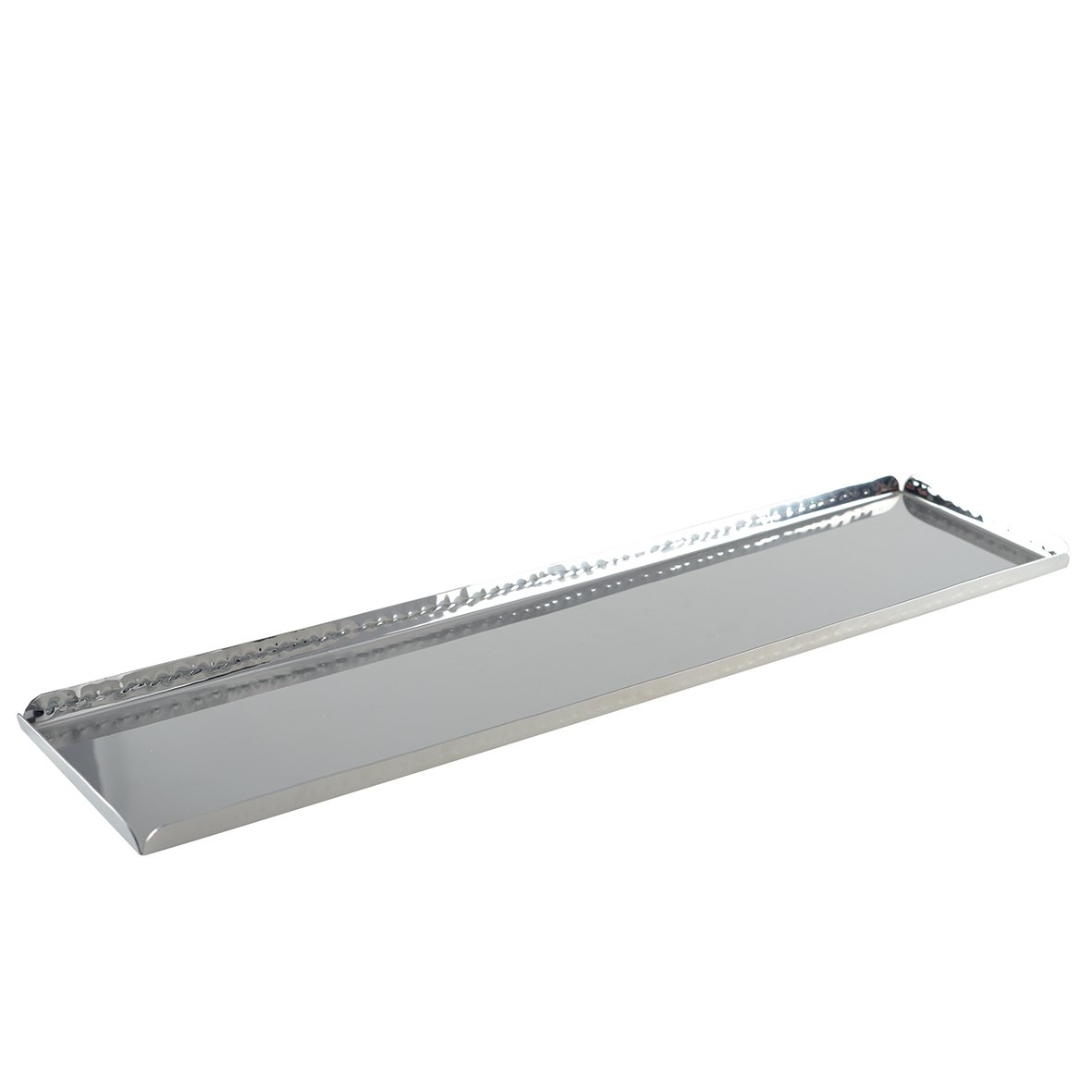 Rectangular bowl Martele Mirror Effect 50x11.5x1.25 cm