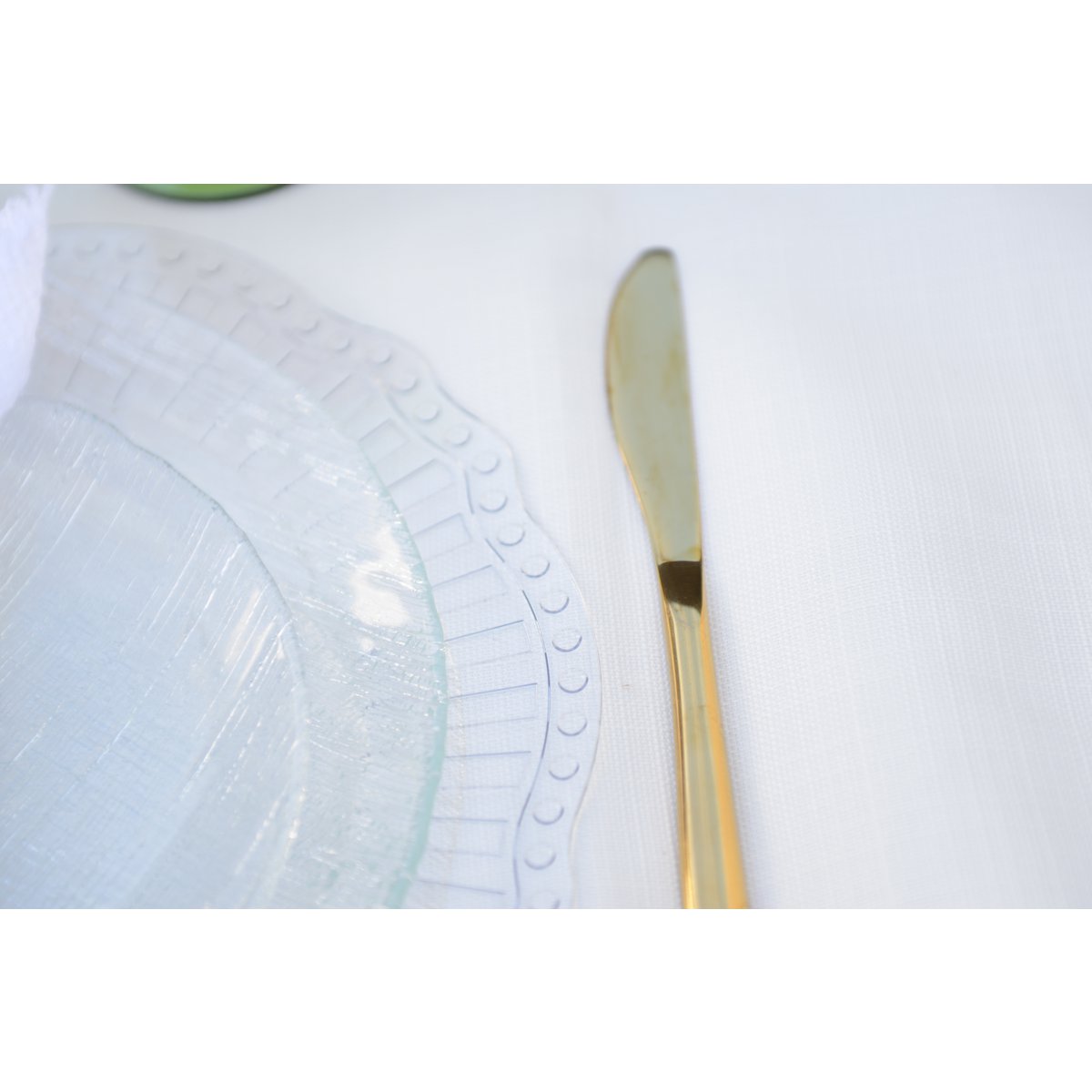 Transparent coaster with wave plate