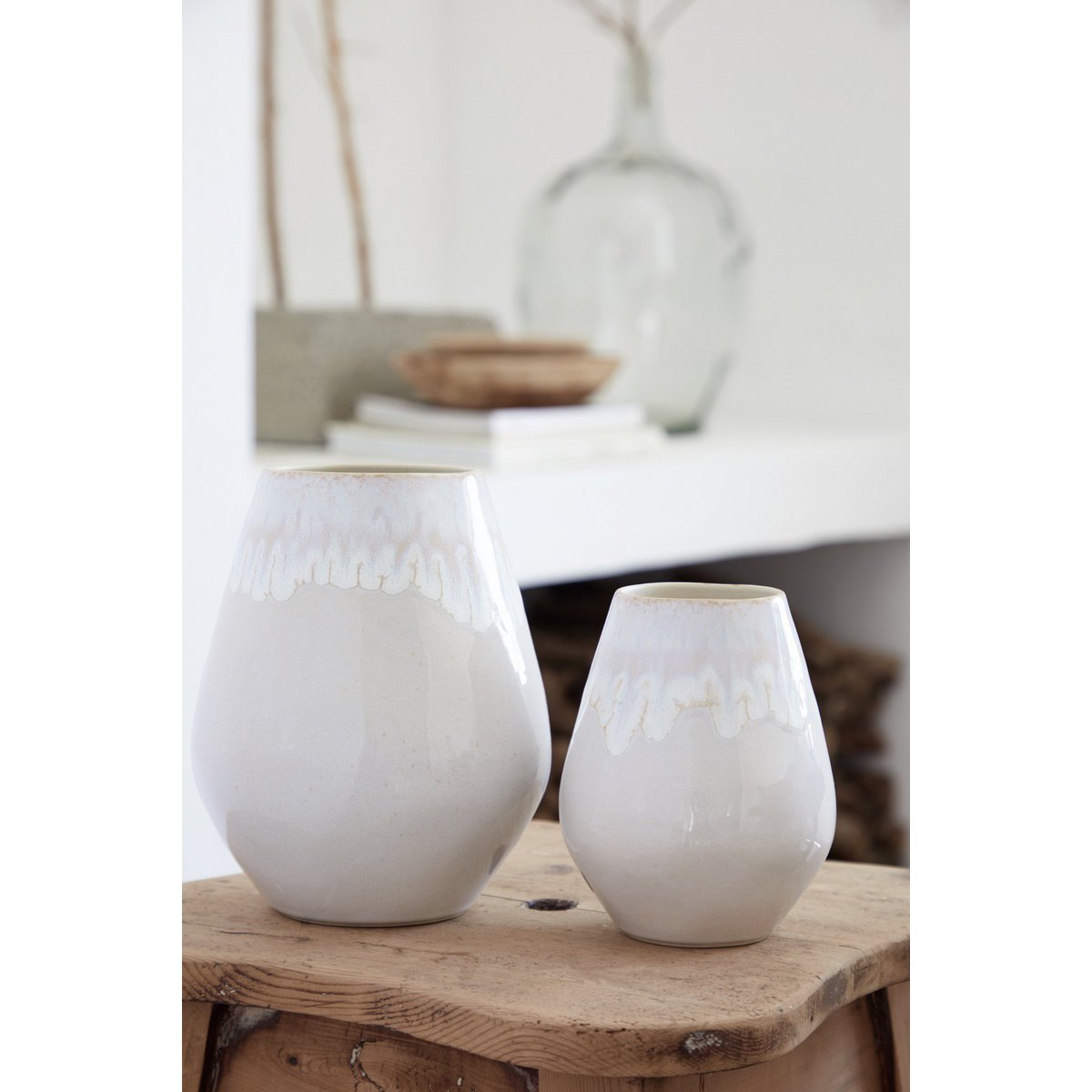 BRISA Oval vase 20 Salt VAV 201 - Set of 2