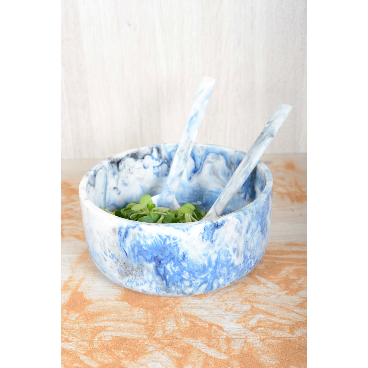 Nuage Blue resin bowl
