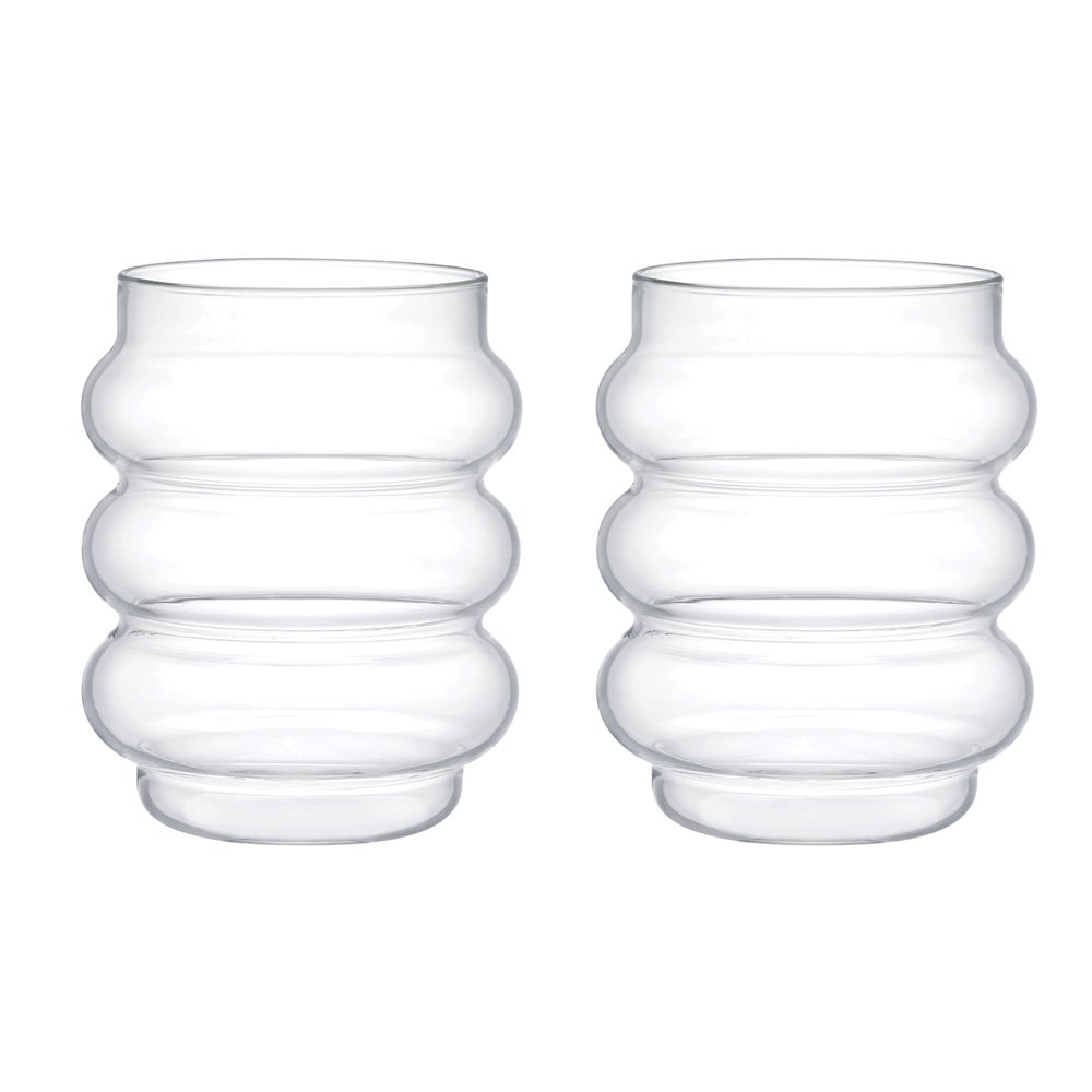 BUBBLE WASSER GLÄSER 400ML – 2ER-SET
