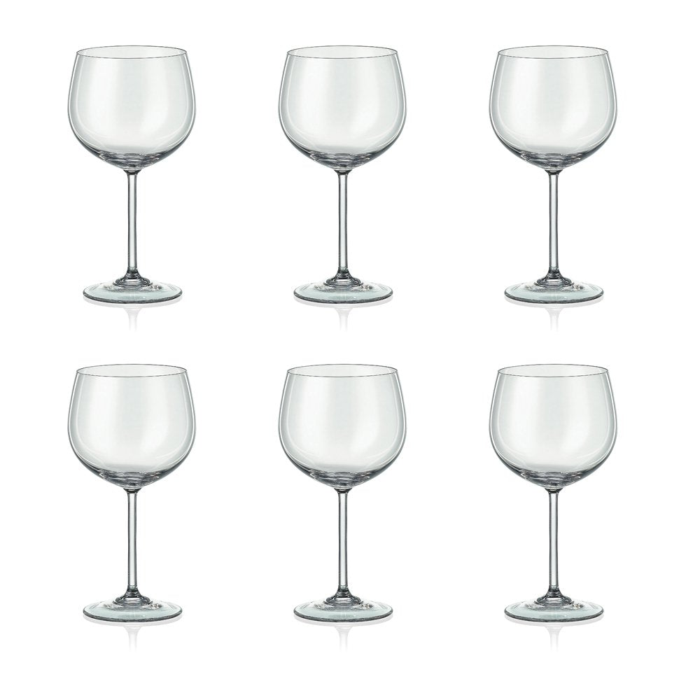Peony Wine Glasses 350ml – Set of 6