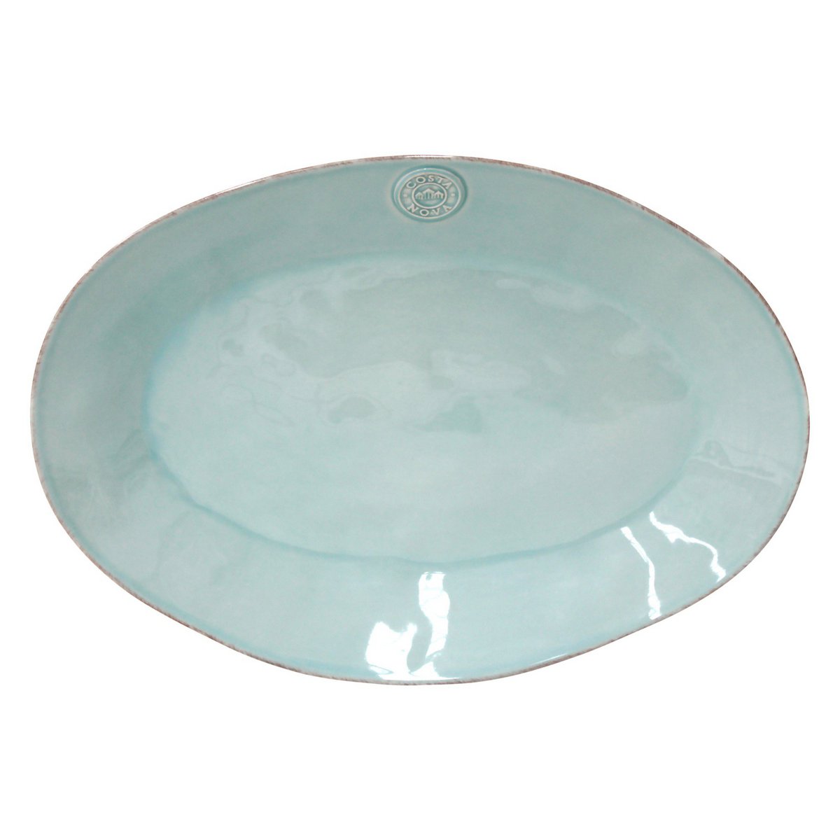 NOVA Oval platter 40 Turquoise NOA 401 - Set of 2