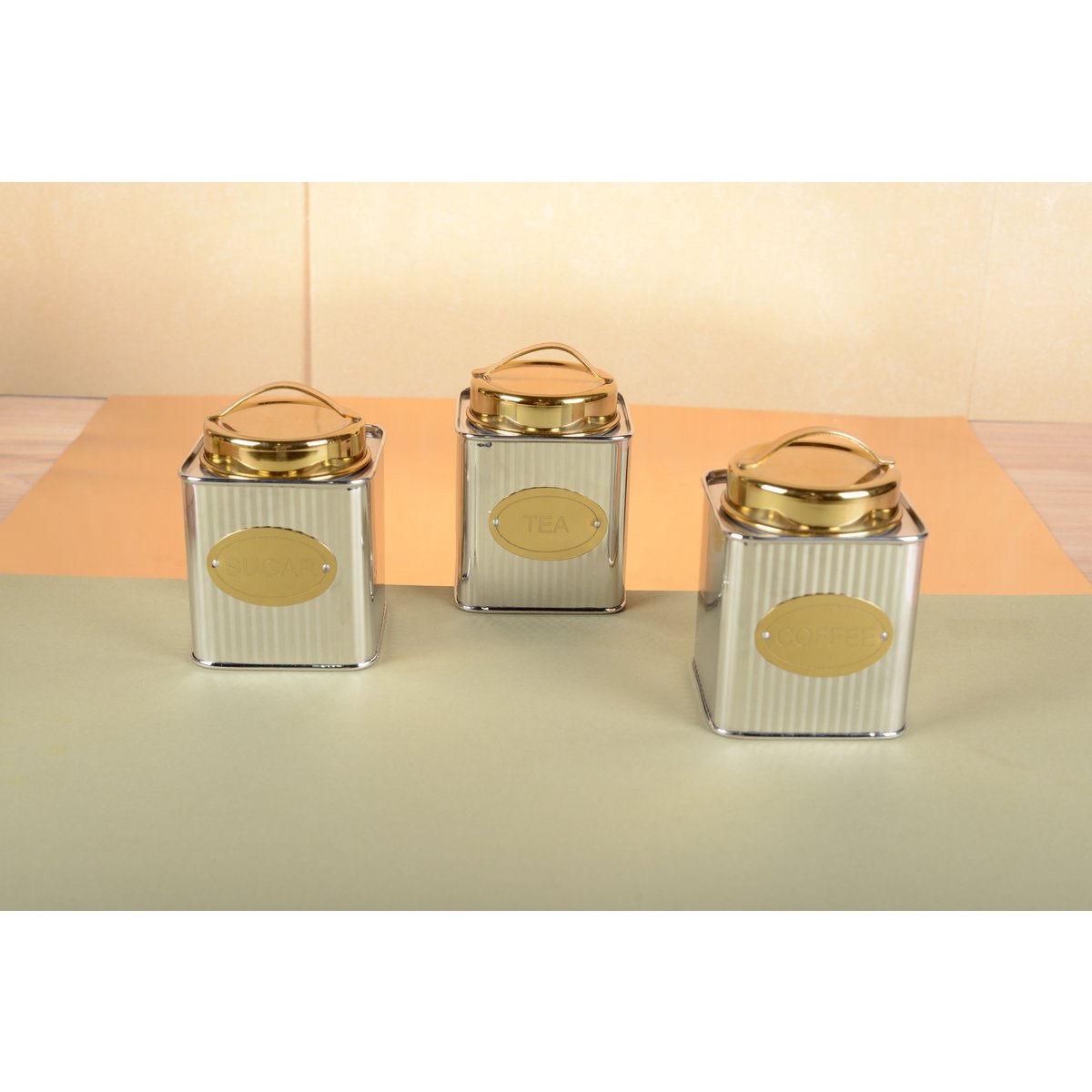 Silber- und Golden Box 10x10x10 cm