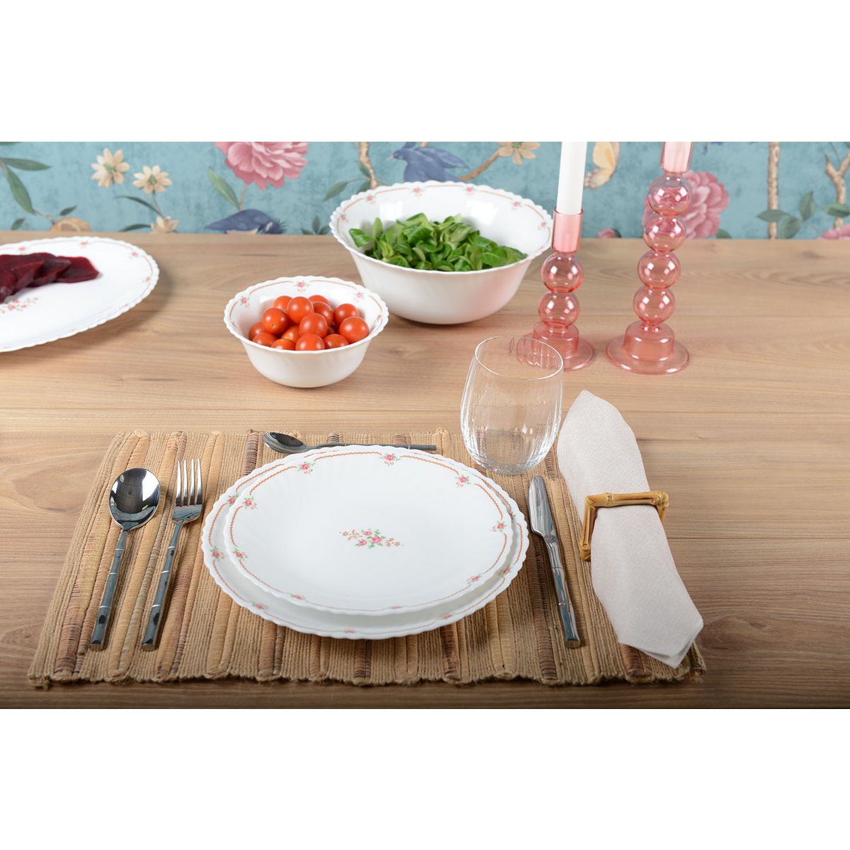 Rectangular jute plate 30x45 cm
