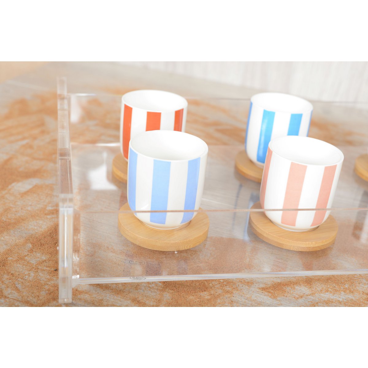 Rectangular acrylic bowl 39.5x25.3 cm