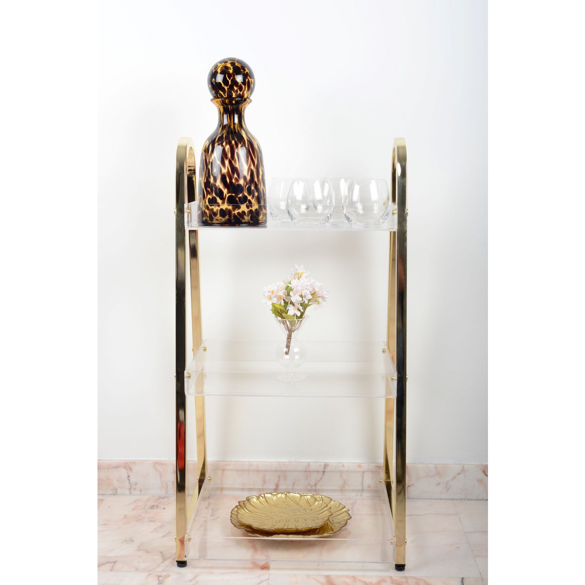 Peony Glasses with Low Water Level, 380 ml – Set of 6