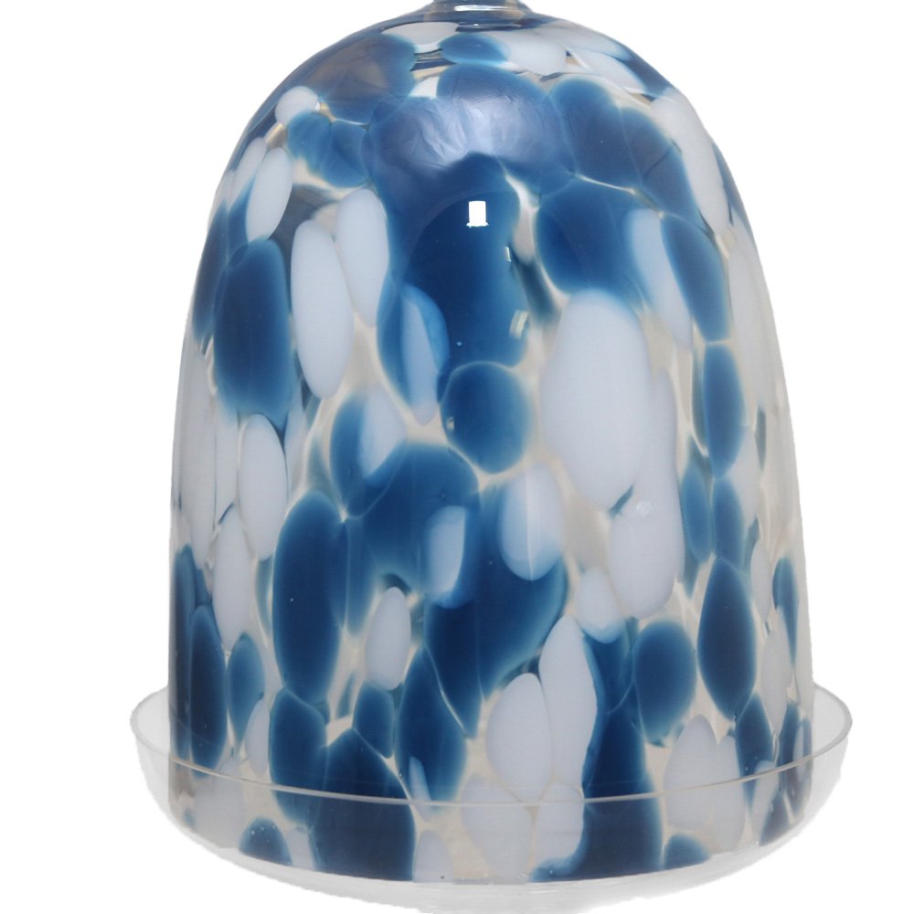 Weiße und blaue Bell 15x15x32.5cm