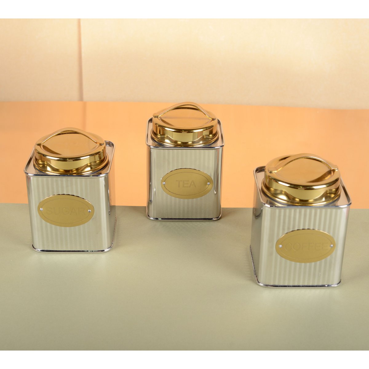 Silber- und Golden Box 10x10x10 cm