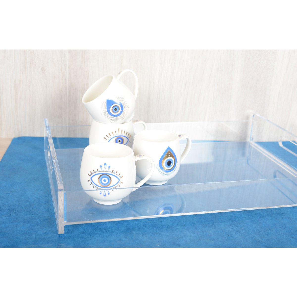 Rectangular acrylic bowl 49.5x35.3 cm