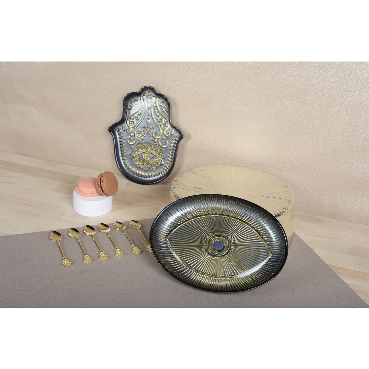 Oval Eye Cup 22x15,5 cm Silber