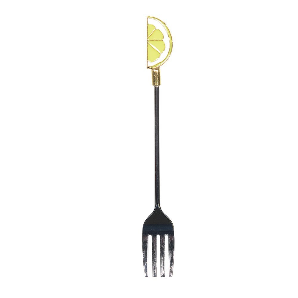Setzen Sie 6 Zitronengabel Fork