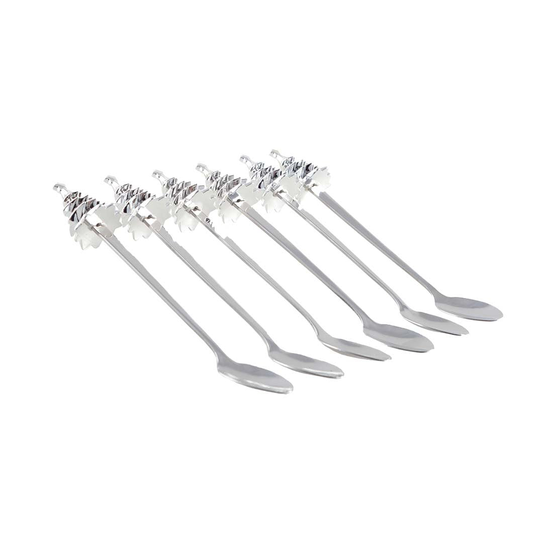 Silver tree spoon - Lot 6
