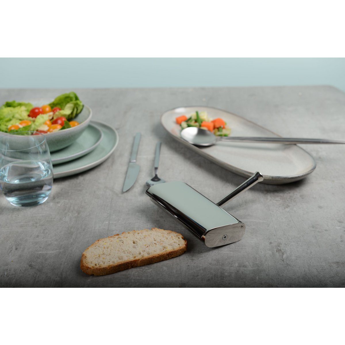 PLAIN CHROME CRUMBS COLLECTOR