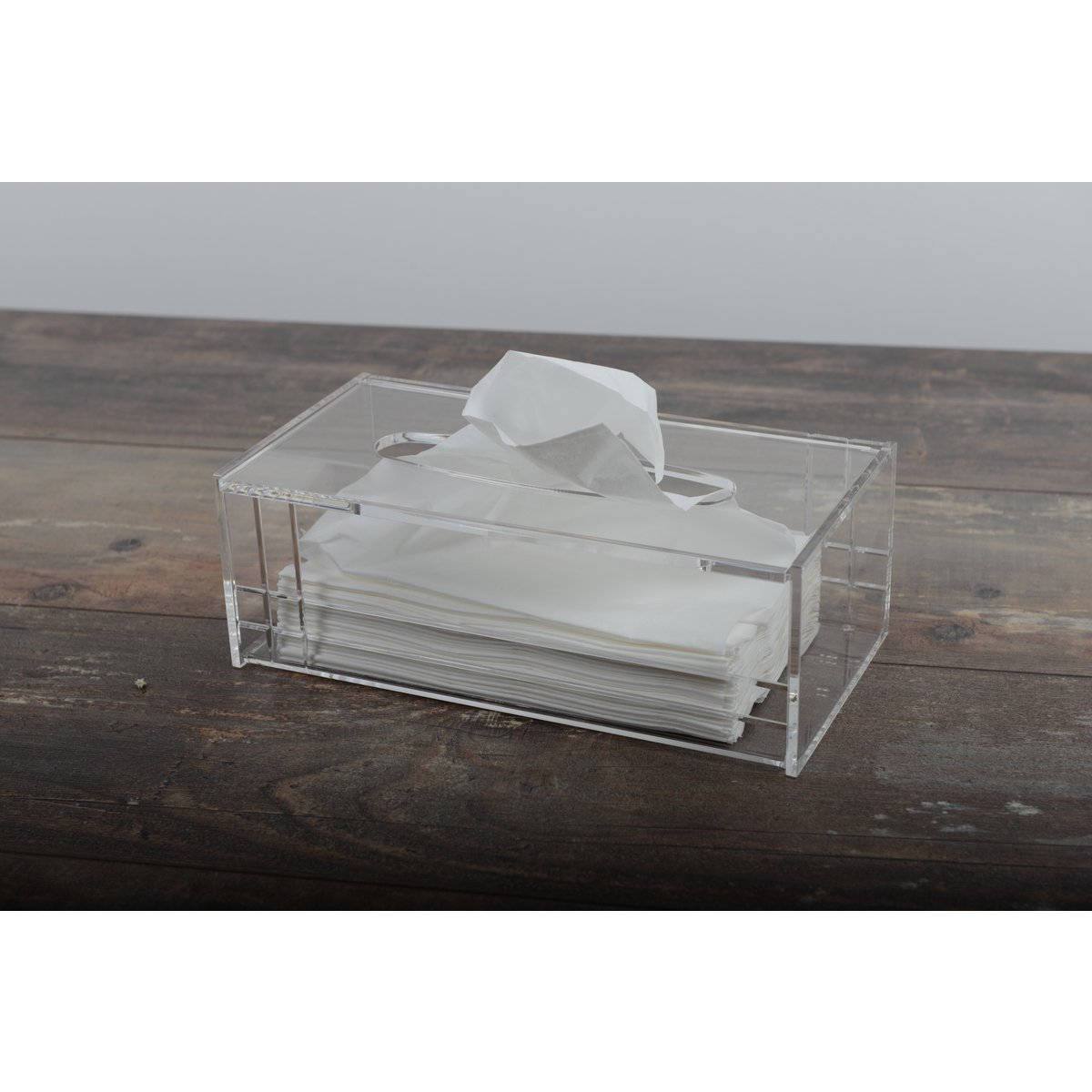 RECTANGULAR ACRYLIC FABRIC BOXES