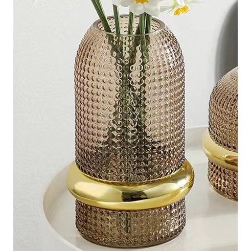 Vase Amber Dore 15 x 25 cm