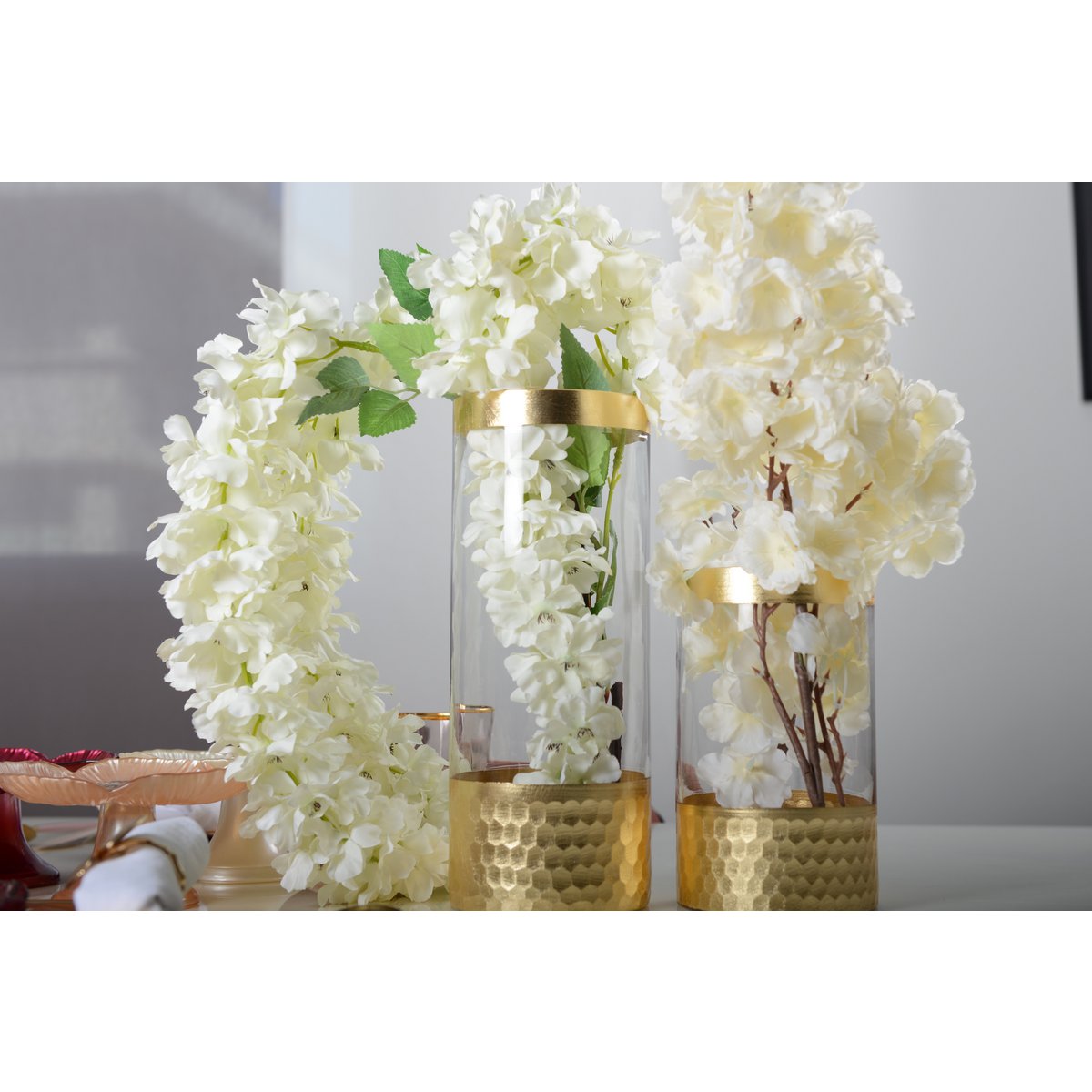 Transparent vase and H20CM