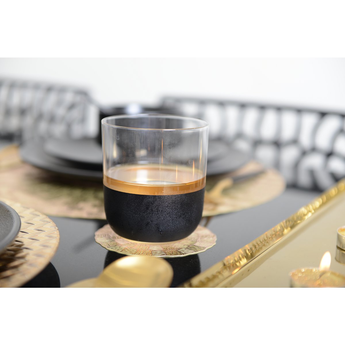 Black & Gold Glasses - Lot 6