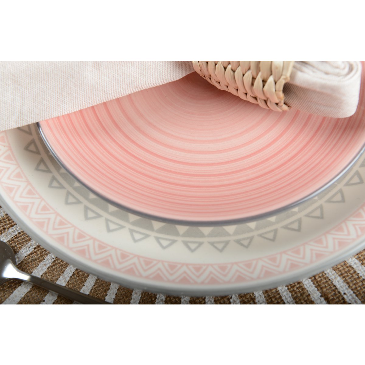United Pink Dessert Plates - Coachella