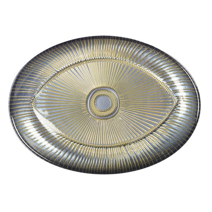Oval Eye Cup 22x15,5 cm Silber