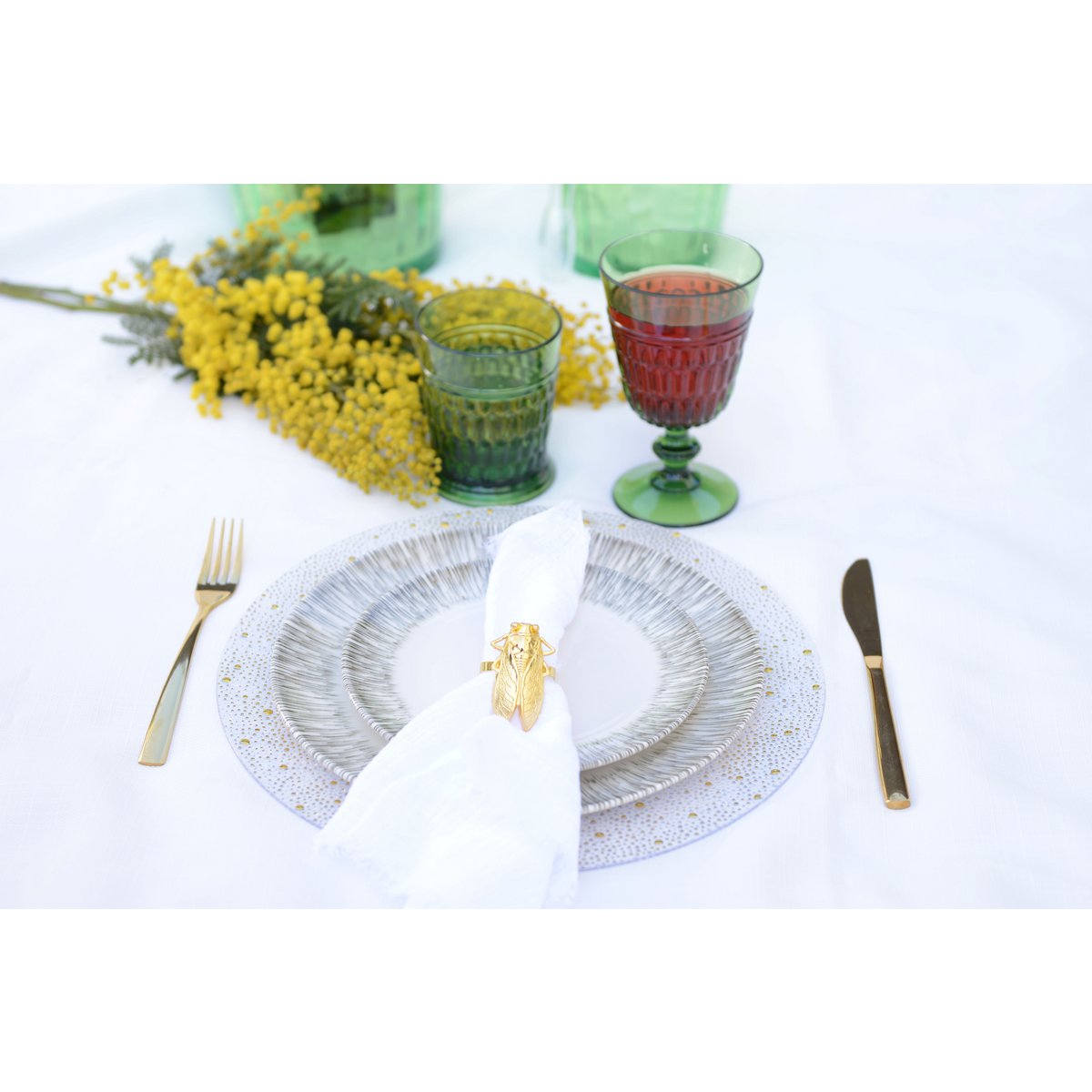 20 cm khaki dessert plate