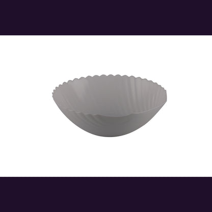 WHITE SHELL SALAT BOWL 24.3CM