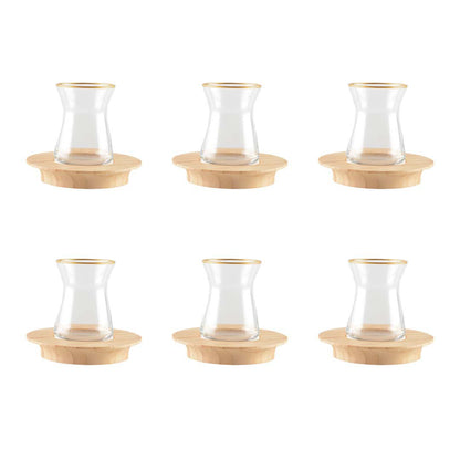 Tasses a the Dorees - Lot de 6