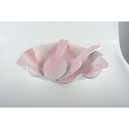 Rose salad cover in melamine 27x9.5x1cm