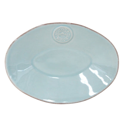 Nova Oval Plate 20 Turquoise NOA 201 - 2 -Set of 2