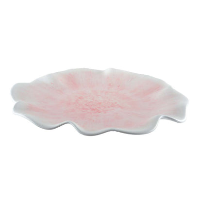 Rose presentation plate in melamine 40x40x5cm
