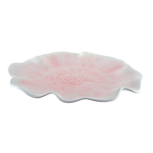 Rose presentation plate in melamine 40x40x5cm