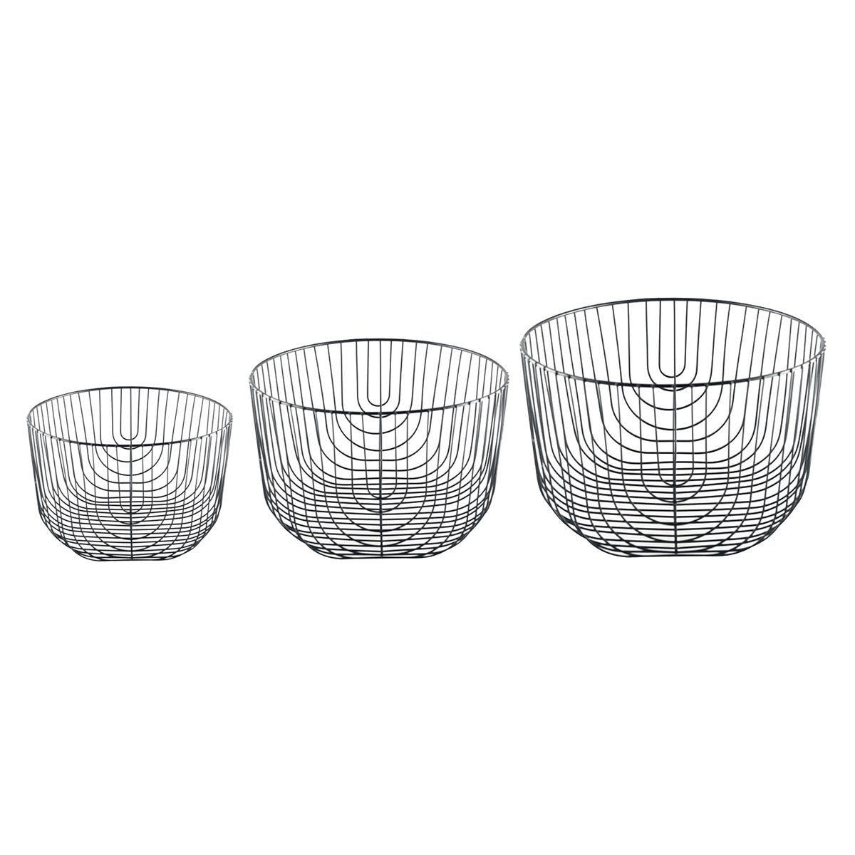 Black Iron Fruit Basket - Lot 3