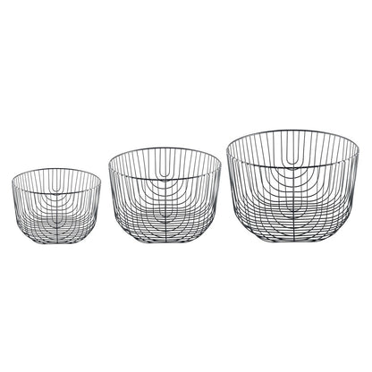 Black Iron Fruit Basket - Lot 3