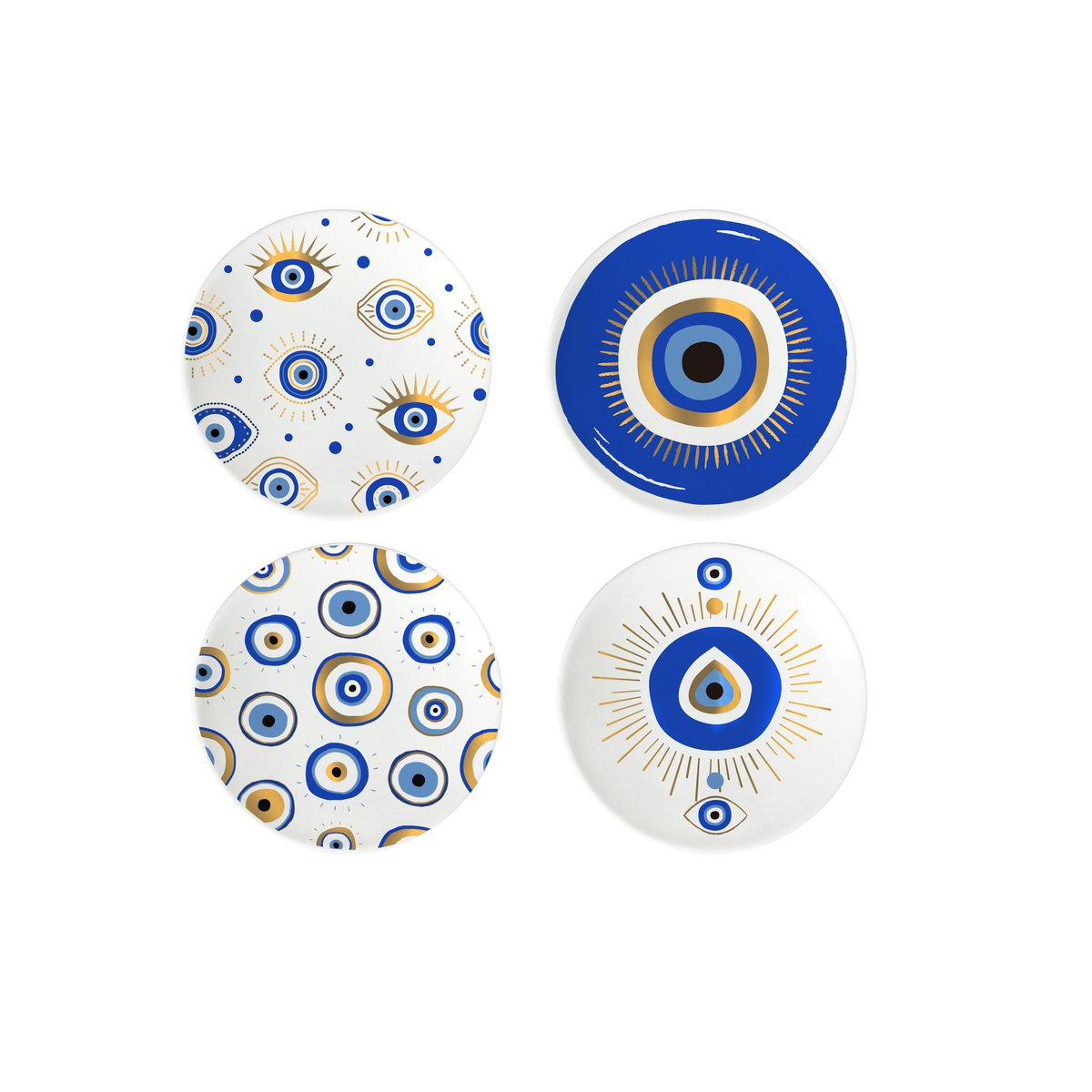 12 cm Blue Luck Cup - Los 4