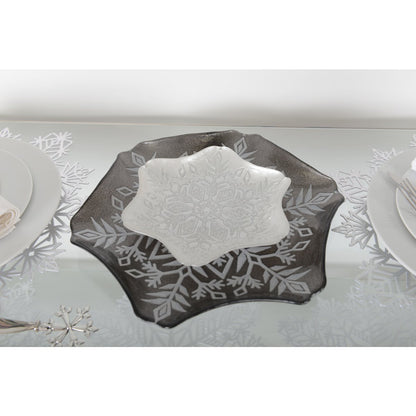 SILBER SCHNEEFLOCKENBECHER 32CM