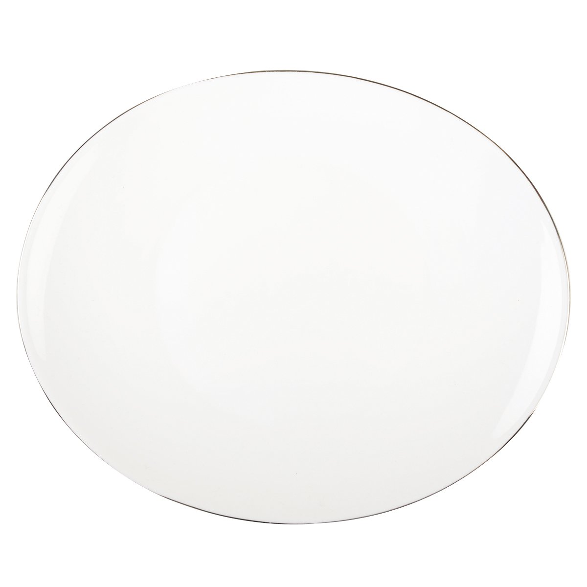 OVALPLATTE MIT PLATINUMKANTE