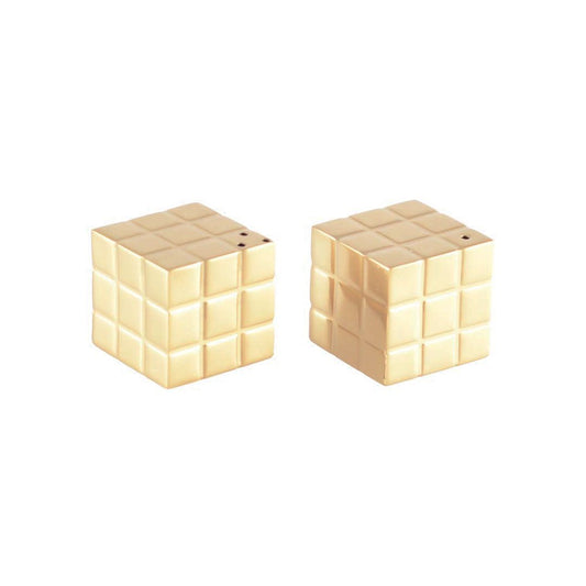 Salt and Pepper Rubik's Cube Gold 3x3x3cm