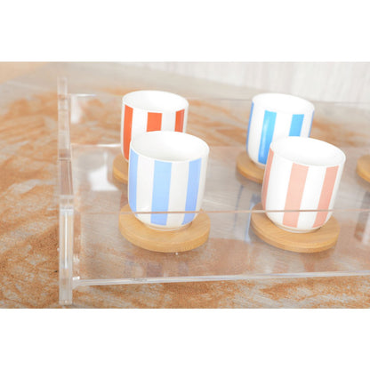 Rectangular acrylic bowl 39.5x25.3 cm