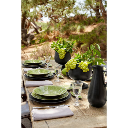 RIVIERA Oval platter green frais NAA 402 - Set of 2