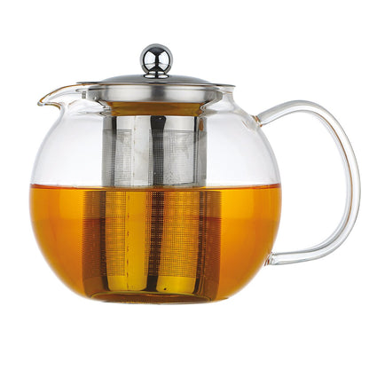 TEEKANNE KUGEL 1L FILTER UND DECKEL AUS EDELSTAHL