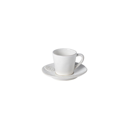 Nova Coffee Cup and Saucer 0.07L White NOCs 02 - 6 -Set of 6