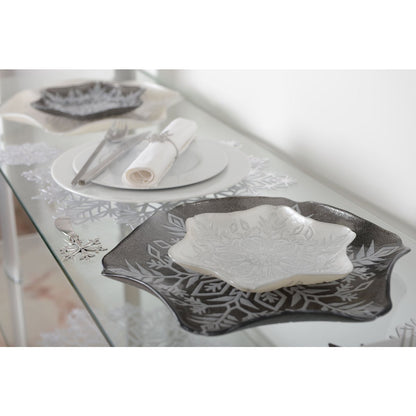 SILBER SCHNEEFLOCKENBECHER 32CM