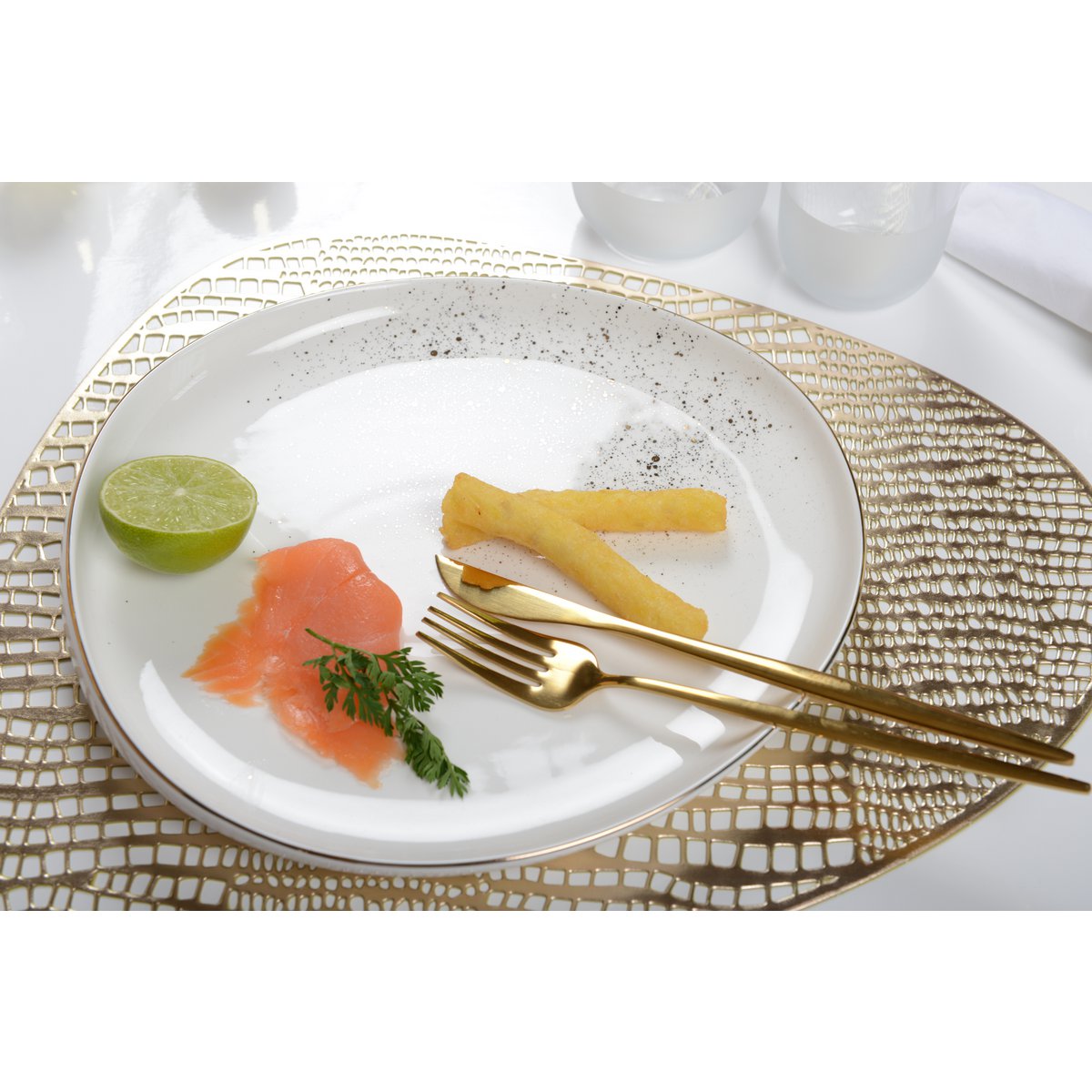 OVAL DESSERT TELLER BLANCH FLASH ODER