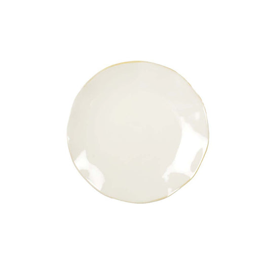Pink white dessert plate 20x20x2cm
