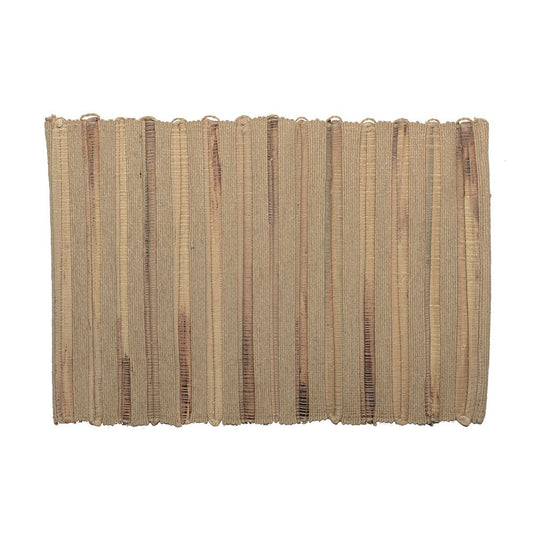 Rectangular jute plate 30x45 cm