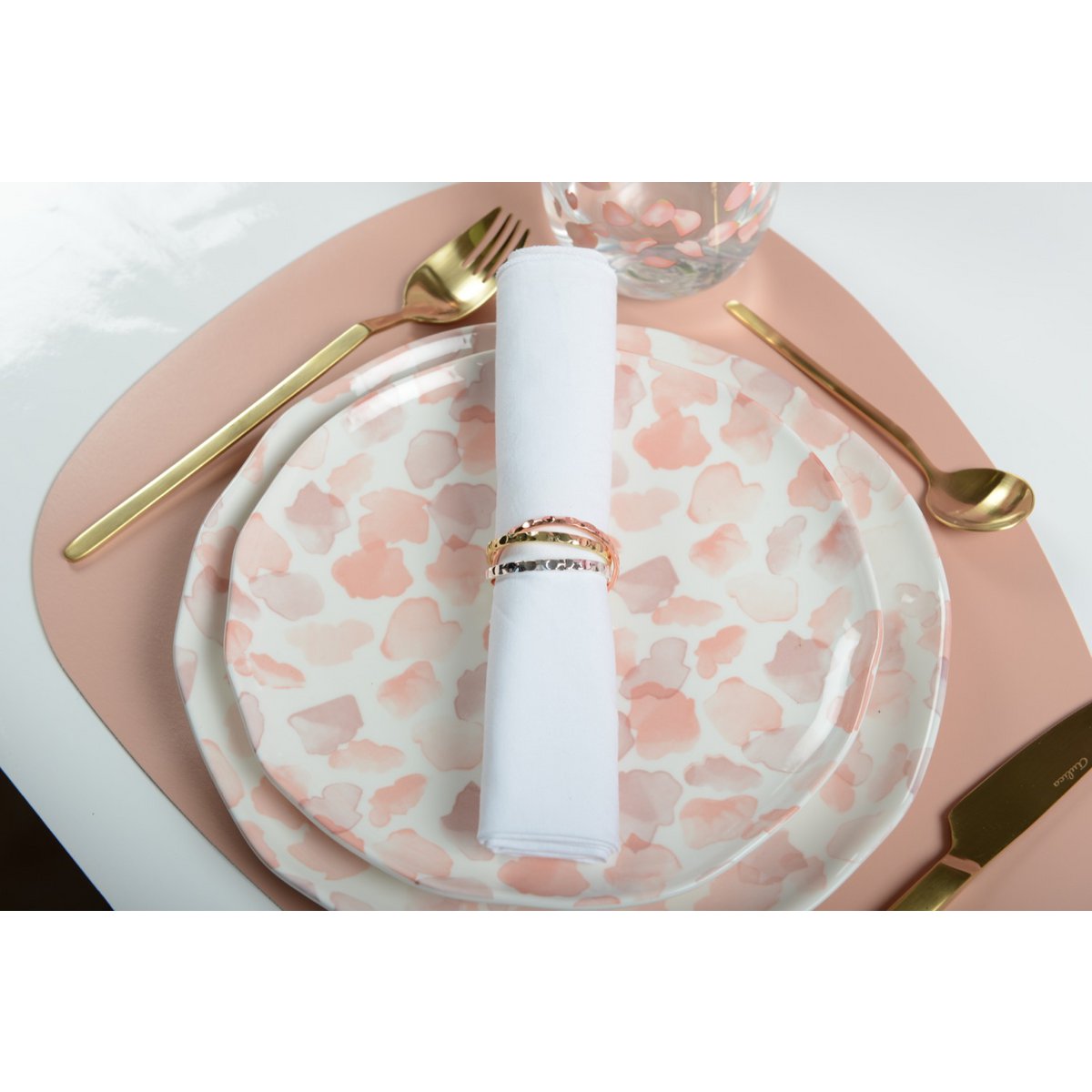 Napkin rings 3 stripes - set of 4
