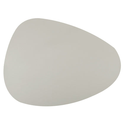 PINK AND GREY LEATHERETTE PLATE