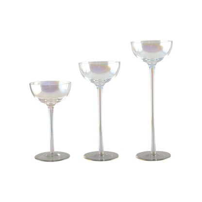 Perlmuttkerzenhalter - 3er-Set