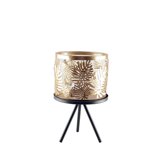 Stütze Metallpflanzen mit Dore Vase H.22.5 cm